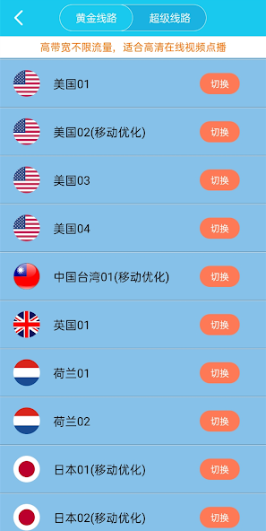 官网旋风加速器android下载效果预览图
